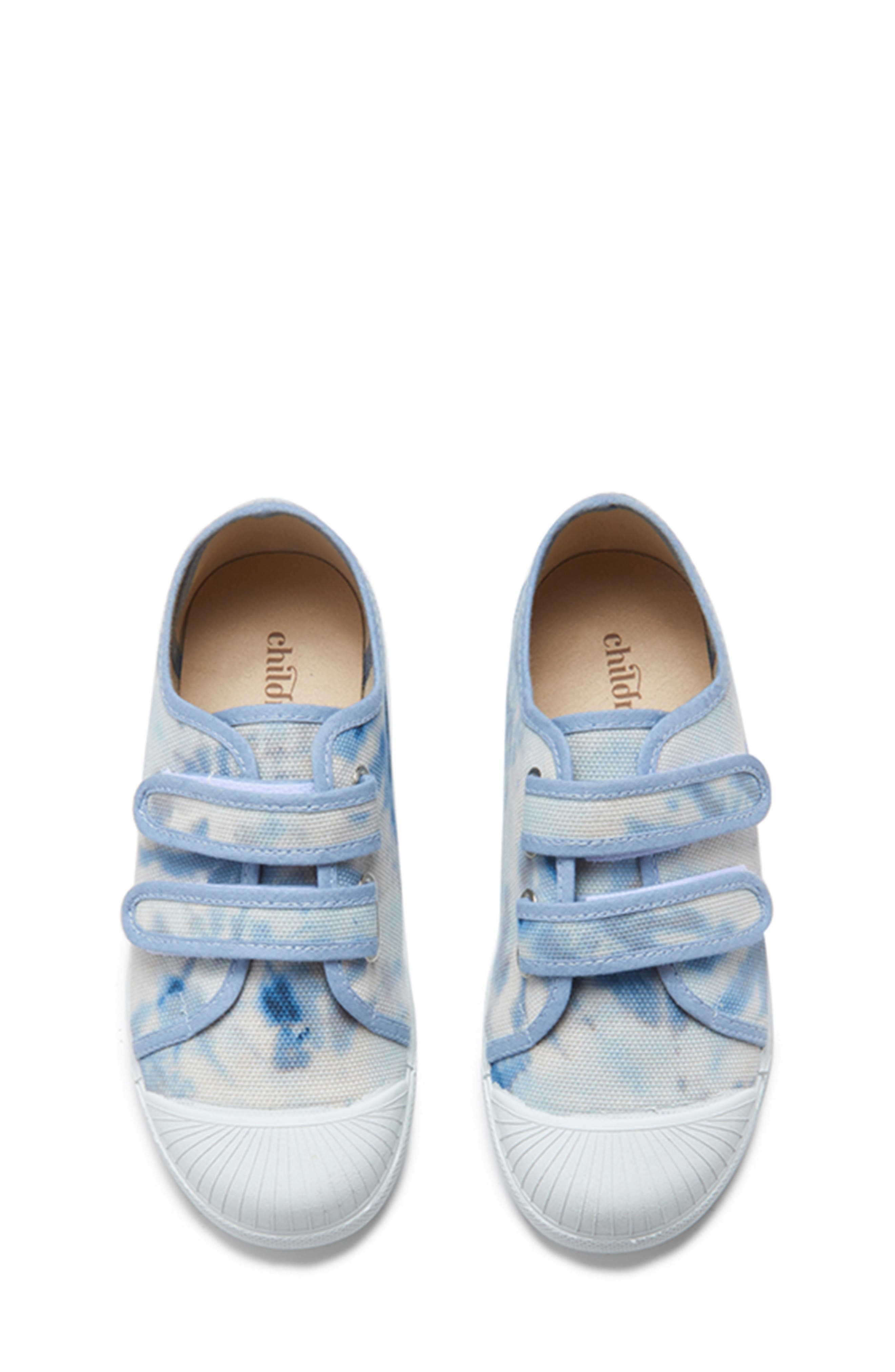 CHILDRENCHIC Tie Dye Double Strap Canvas Sneaker, Alternate, color, 