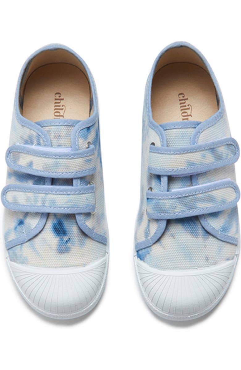 CHILDRENCHIC Tie Dye Double Strap Canvas Sneaker, Alternate, color,