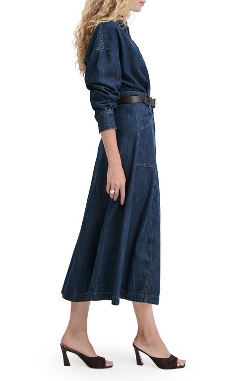 Favorite Daughter The Lila Denim Maxi Skirt In Blue