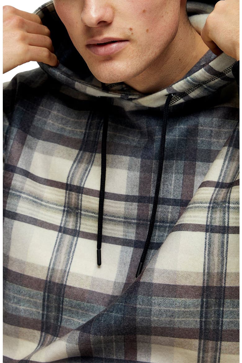 Country Check Hoodie, Alternate, color, NAVY BLUE