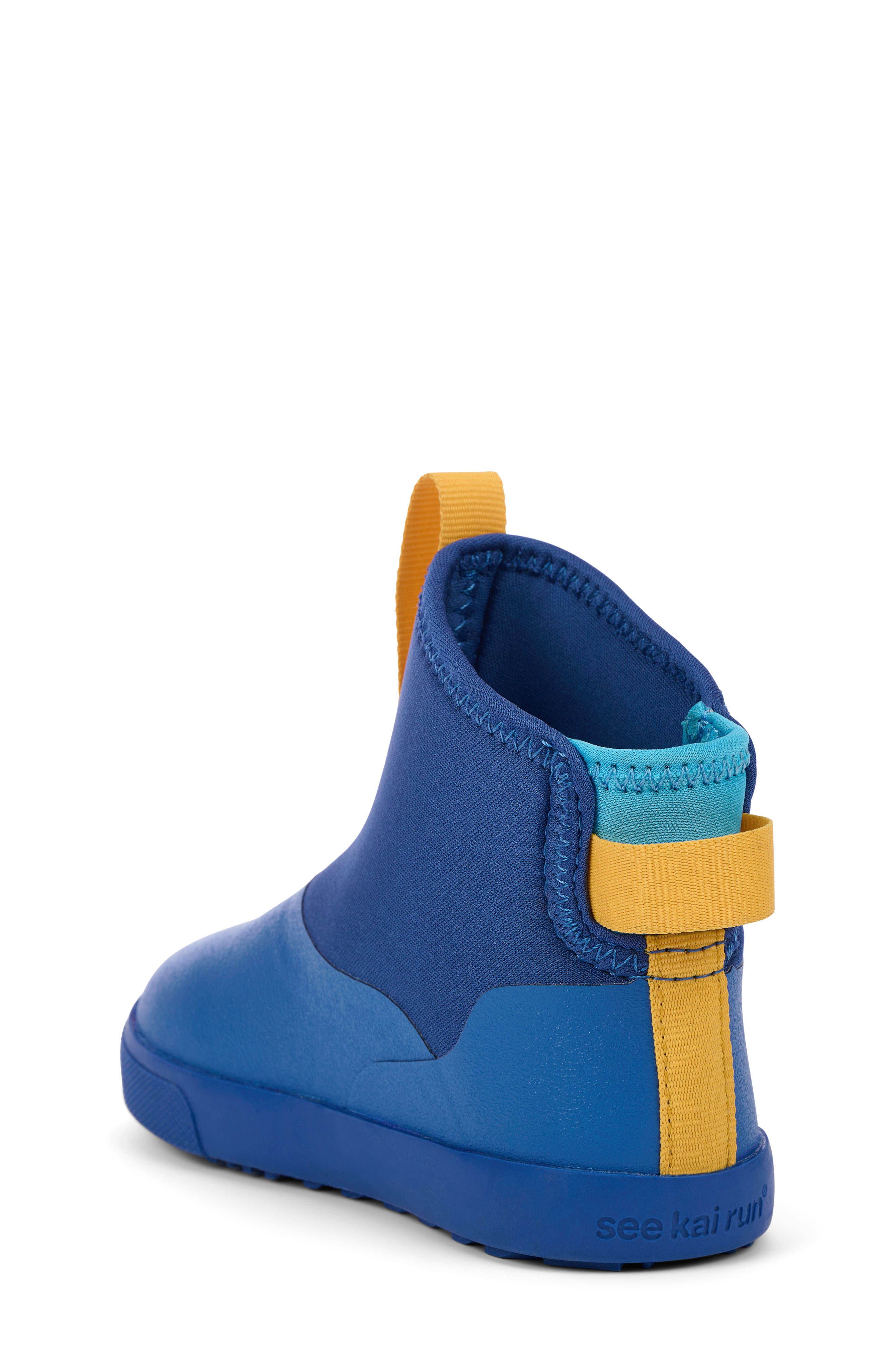 See Kai Run Kids' Ame Waterproof Rainboot, Alternate, color, Blue