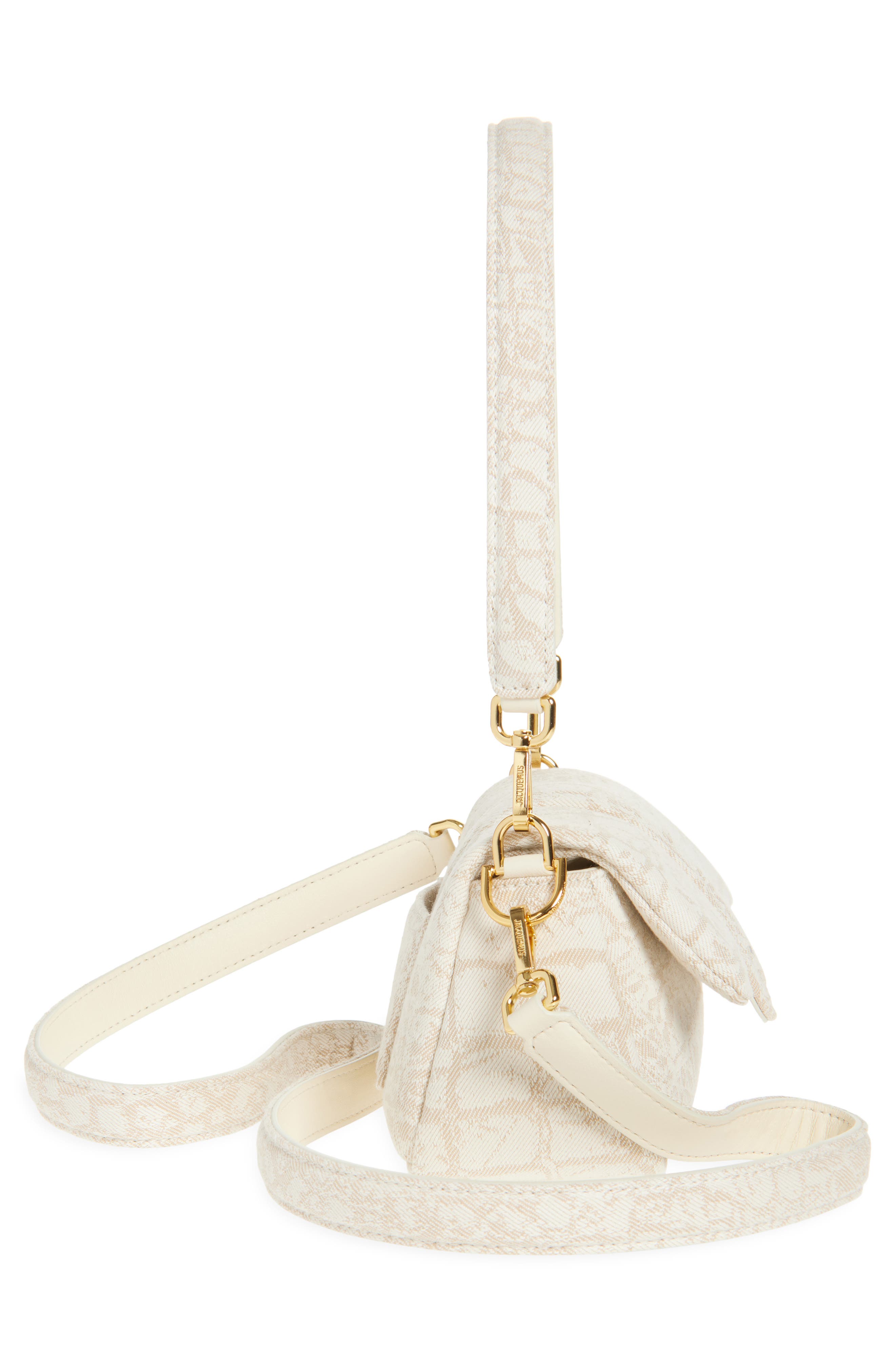 Jacquemus Le Petite Bambimou Cotton Canvas Shoulder Bag, Alternate, color, 