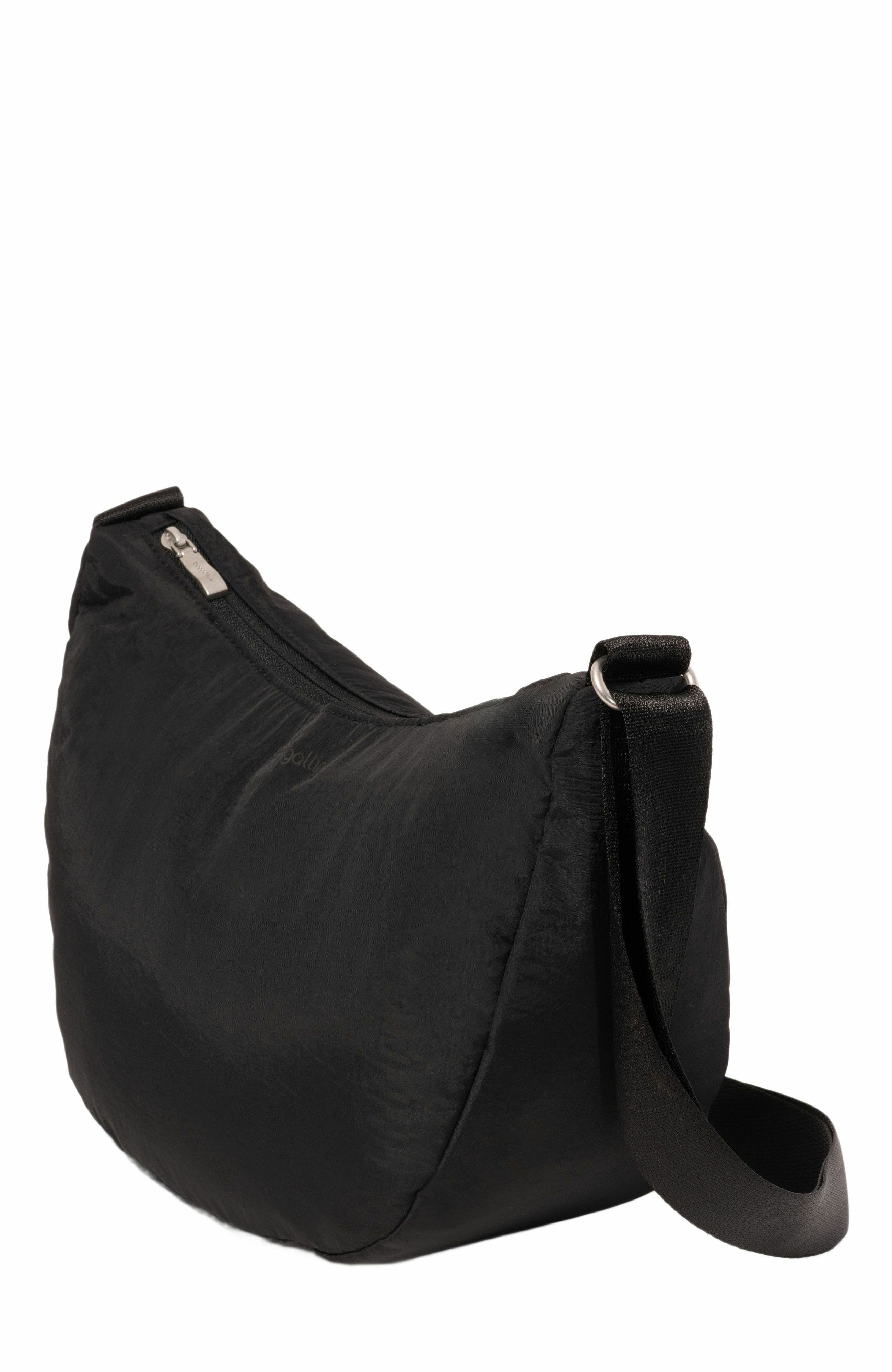 BAGGALLINI Swift Crescent Crossbody, Alternate, color, B-Lite Black