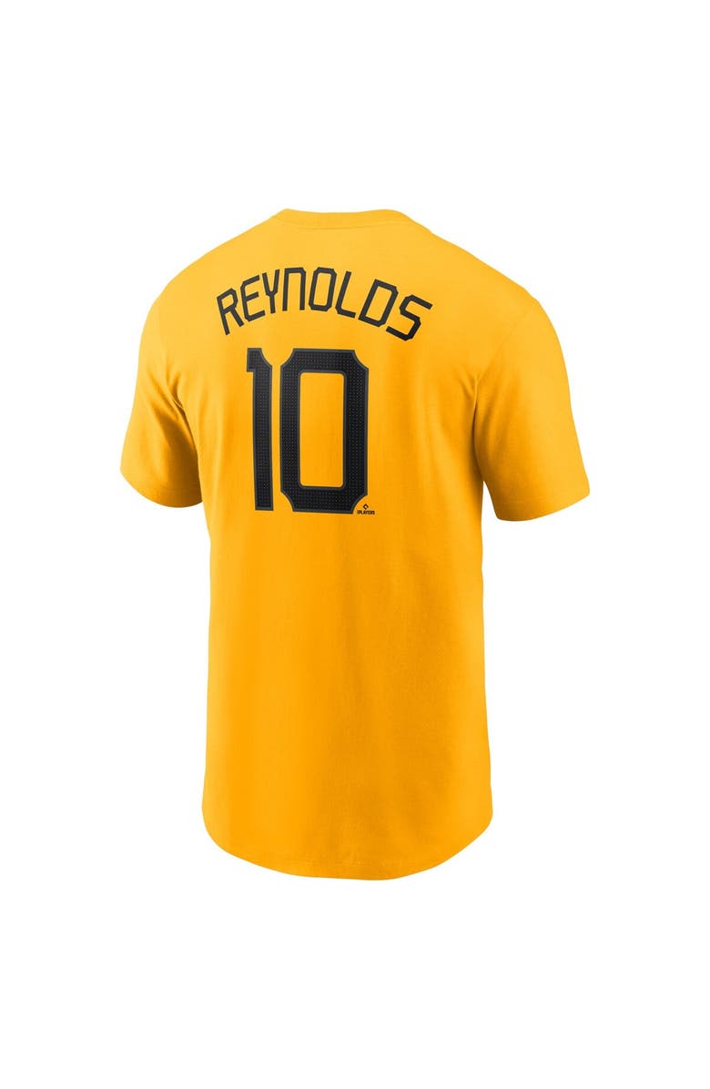 Nike Men's Nike Bryan Reynolds Gold Pittsburgh Pirates Fuse City Connect Name & Number T-Shirt, Alternate, color, Gold