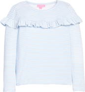 BISBY Kids' Front Ruffle Emily Top