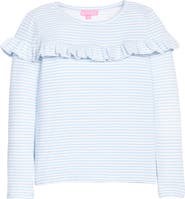 BISBY Kids' Front Ruffle Emily Top