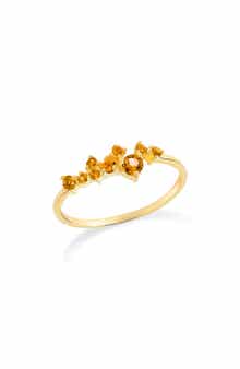 YS GEMS Citrine Stacking Ring