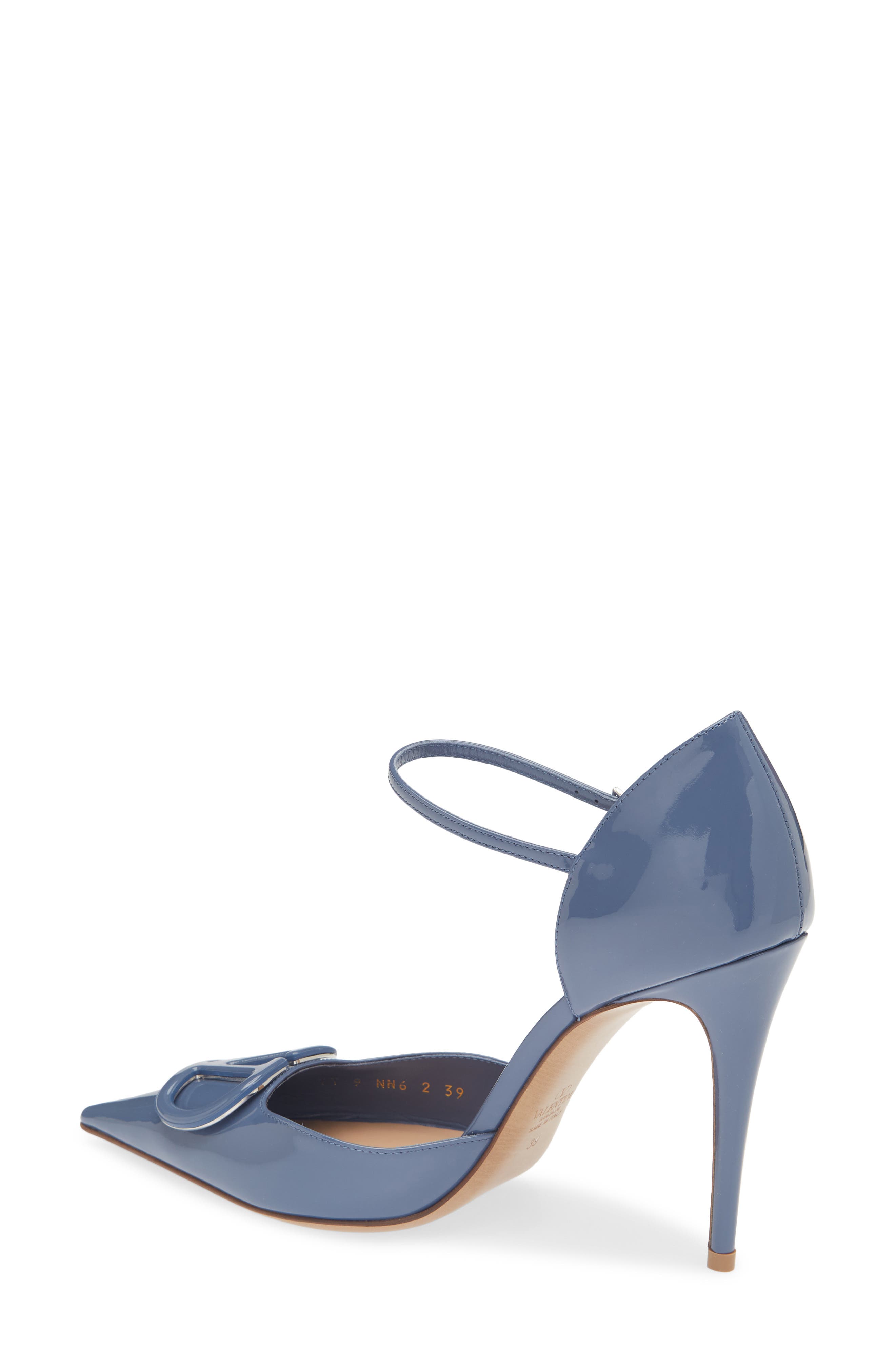 VLOGO Signature d'Orsay Patent Leather Pump, Alternate, color, BLUE
