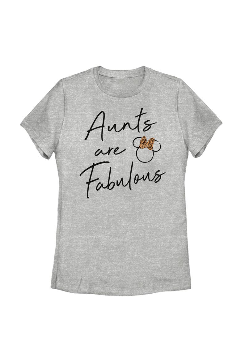 Women's Mickey & Friends Aunts Are Fabulous  Graphic T-Shirt, Main, color, Athletic Heather