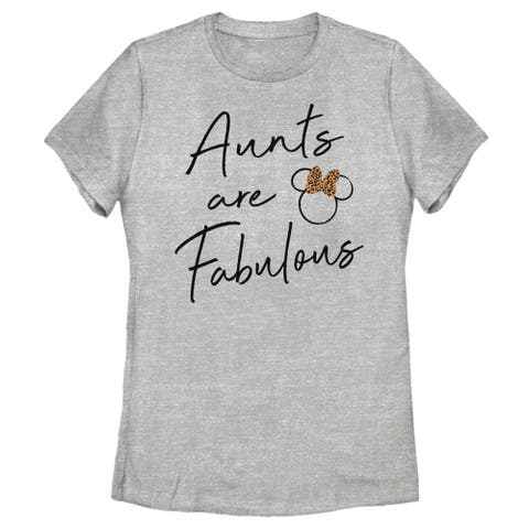 Women's Mickey & Friends Aunts Are Fabulous  Graphic T-Shirt