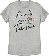 Mickey & Friends Women's Mickey & Friends Aunts Are Fabulous  Graphic T-Shirt