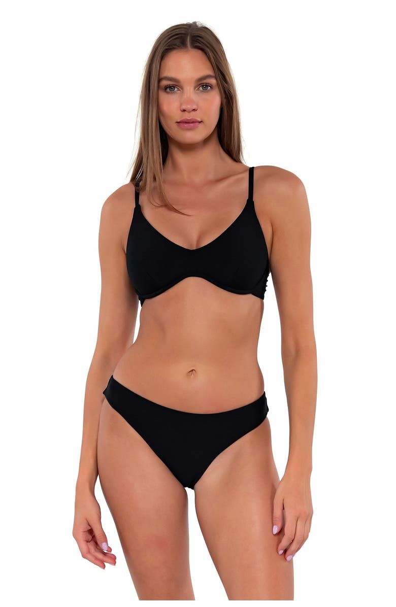 Sunsets Collins Hipster Bikini Swim Bottoms, Alternate, color, 