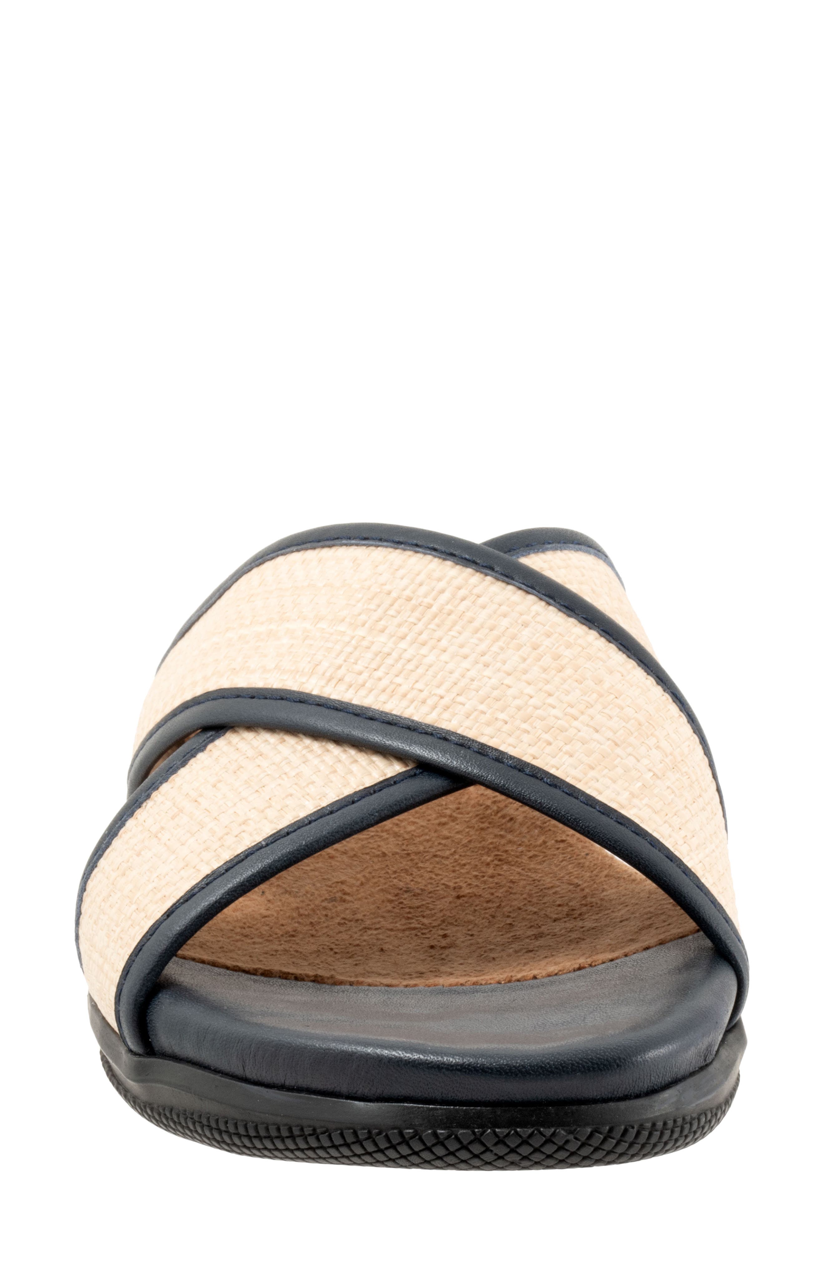 SoftWalk<sup>®</sup> Tillman 6.0 Slide Sandal, Alternate, color, Navy