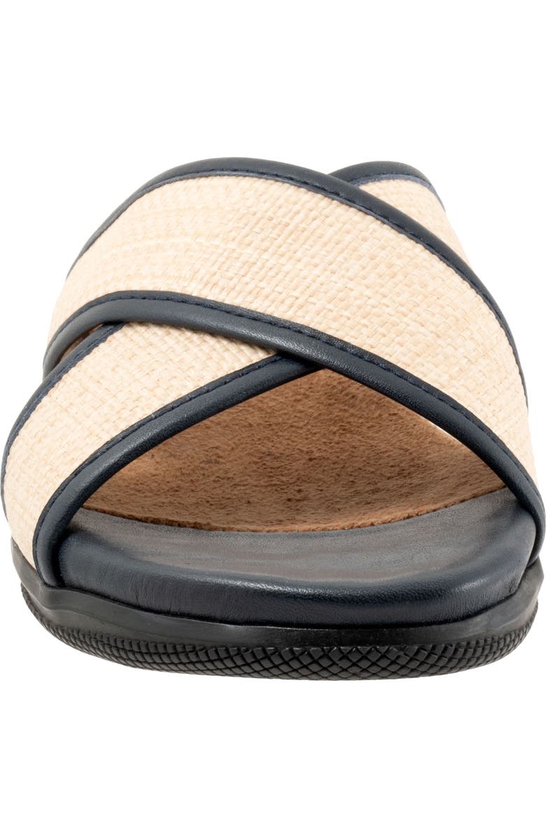 SoftWalk<sup>®</sup> Tillman 6.0 Slide Sandal, Alternate, color, Navy