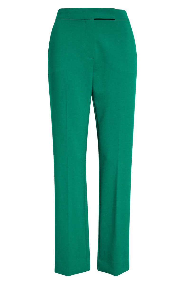 Max Mara Fuoco Stretch Virgin Wool Ankle Pants, Alternate, color,