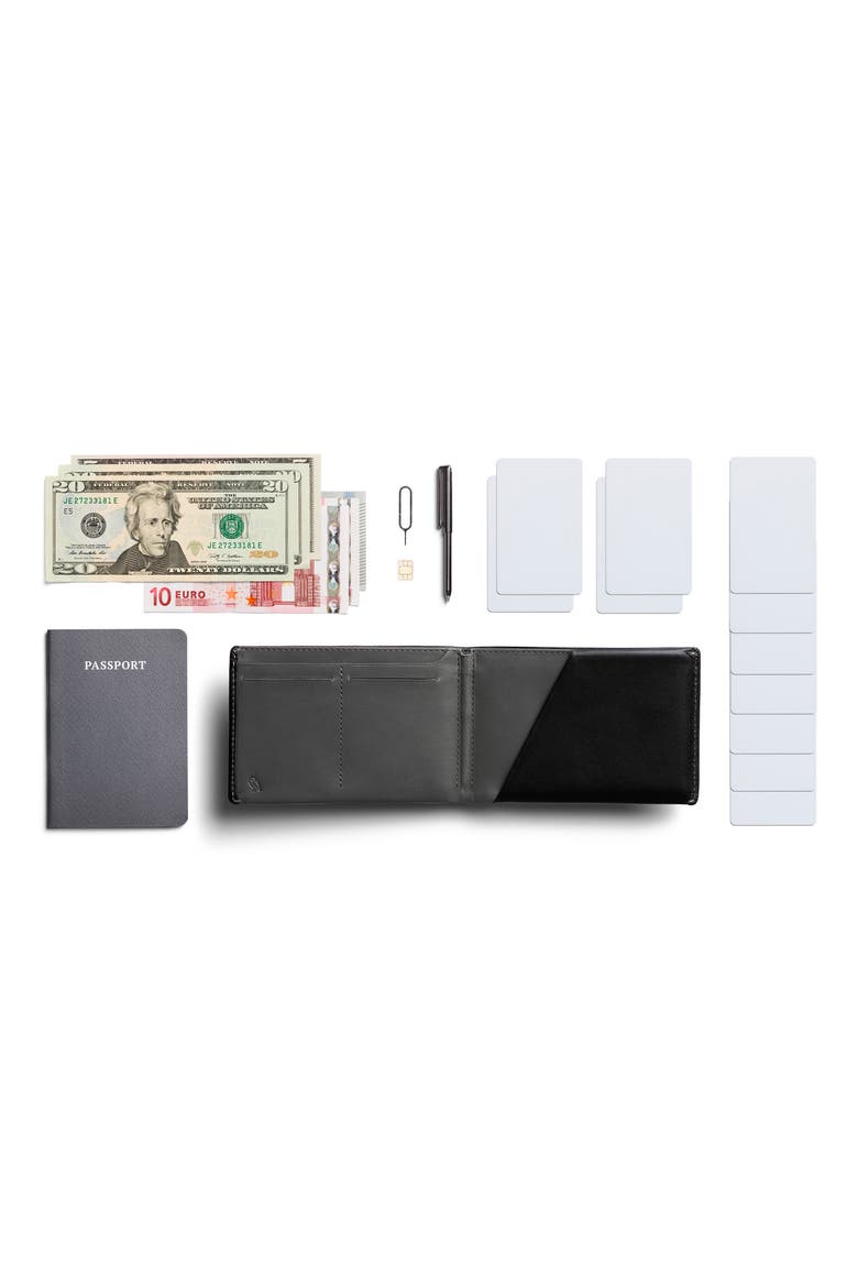 RFID Travel Wallet, Alternate, color, BLACK