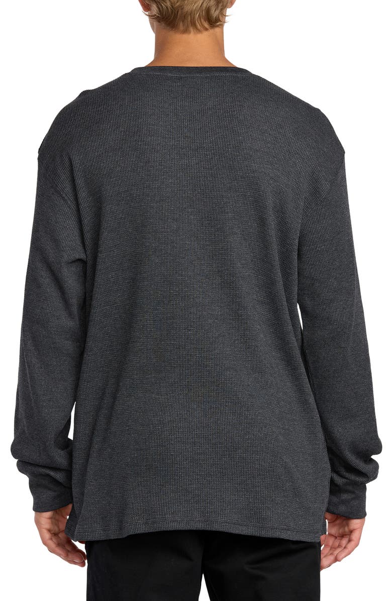 Billabong Essential Thermal Long Sleeve T-Shirt, Alternate, color, Black Heather