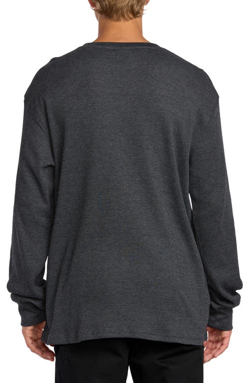 Billabong Essential Thermal Long Sleeve T-shirt In Black