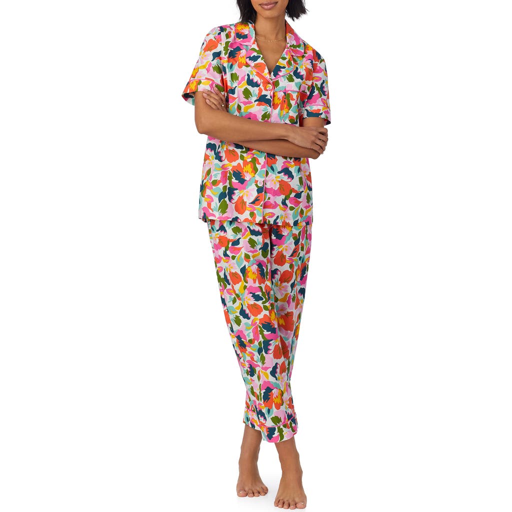 Bedhead Pajamas Print Crop Poplin Pajamas In Lucia