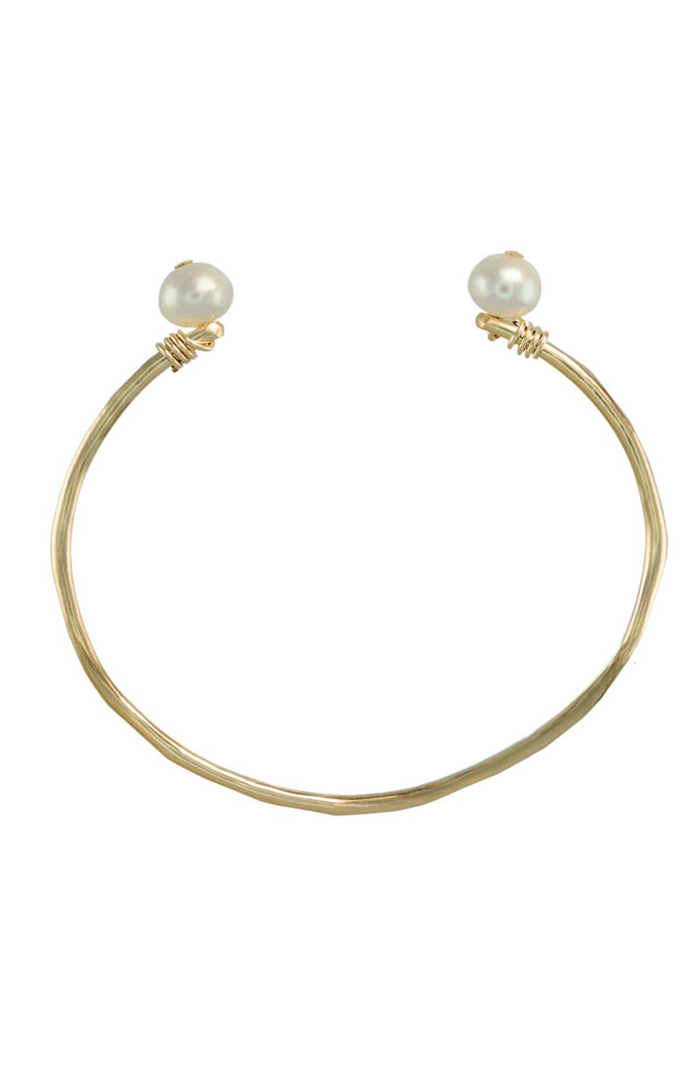 ALBISIA Vida Pearl Cuff, Main, color, 14K Gold Filled