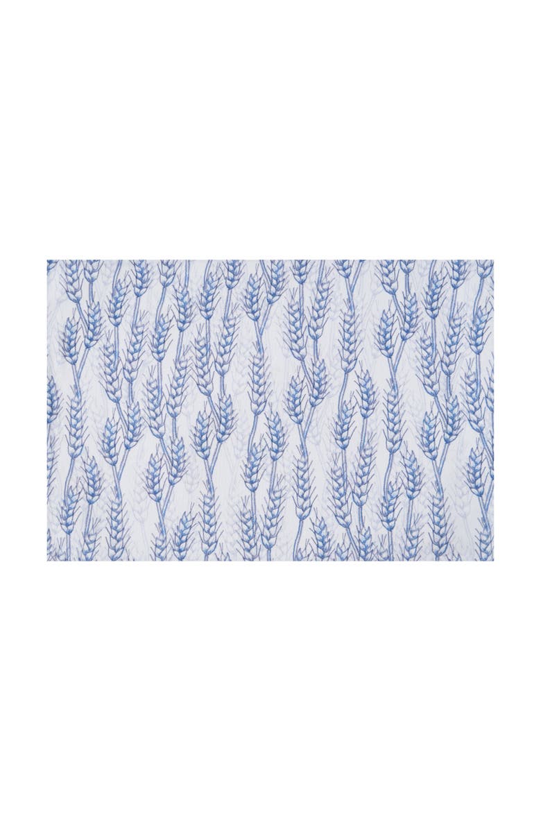 C&F Home Blue Harvest Wheat Placemats Set of 6, 14" x 20", Alternate, color, Blue