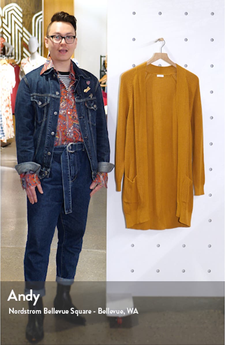 Longline Open Cardigan, sales video thumbnail