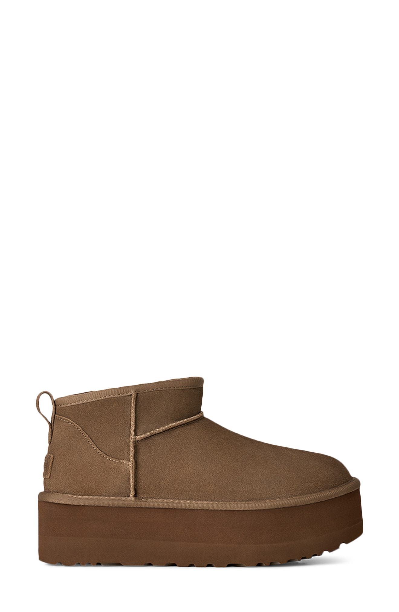 Classic Ultra Mini Platform Boot, Alternate, color, LIGHT BRONZE