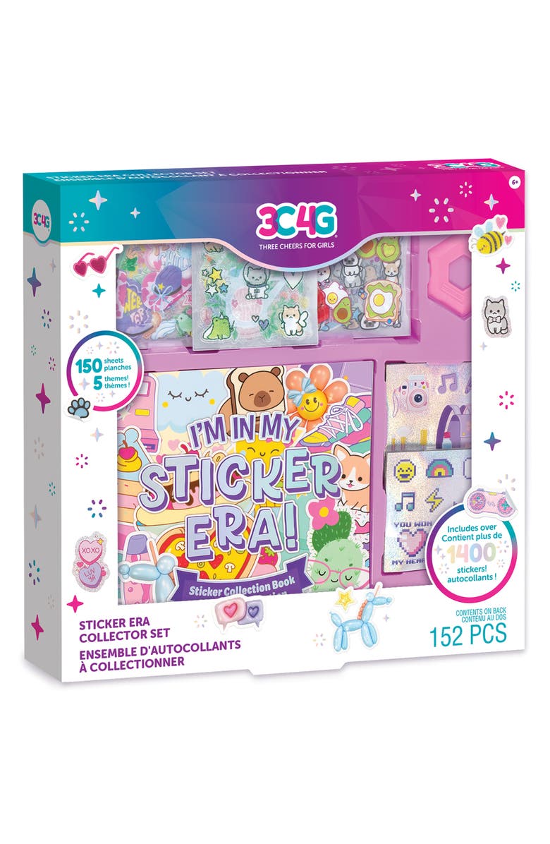 3C4G I'm In My Sticker Era Set 150 Sheets, 1400+ Stickers, 5 Themes, Main, color, Multicolored