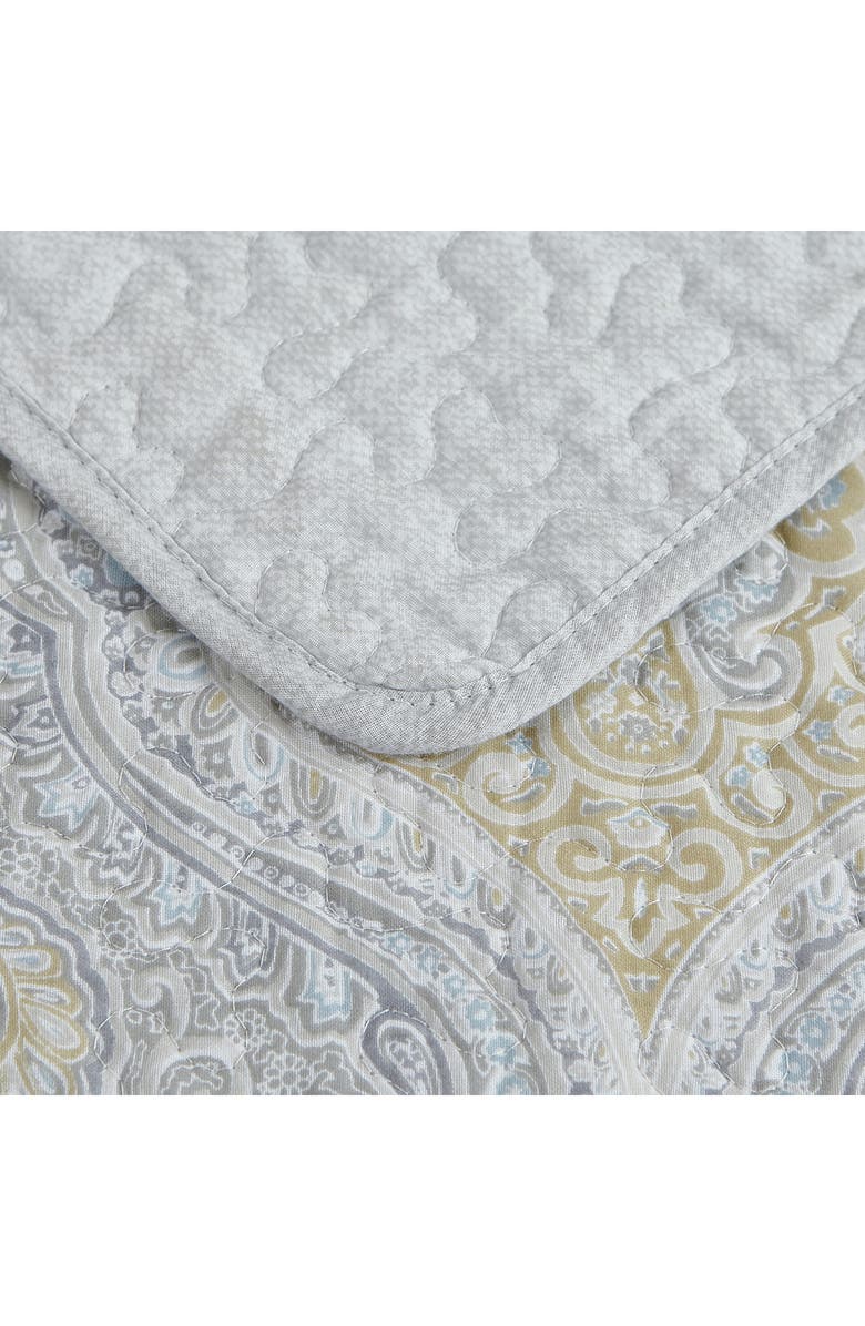 Tommy Bahama Turtle Cove Cotton Quilt & Sham Set, Alternate, color, Pelican Grey