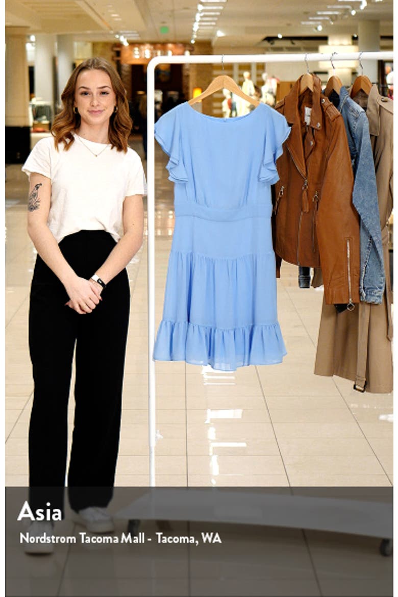 Flutter Sleeve Tiered Ruffle Dress video
