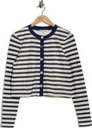 Ramy Brook Cambria Stripe Crop Cardigan