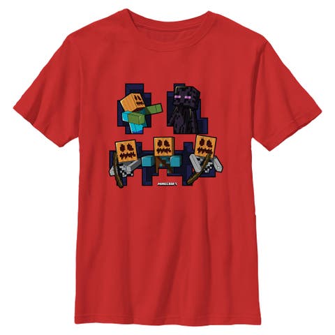 Boys Minecraft Halloween Enderman T Shirt