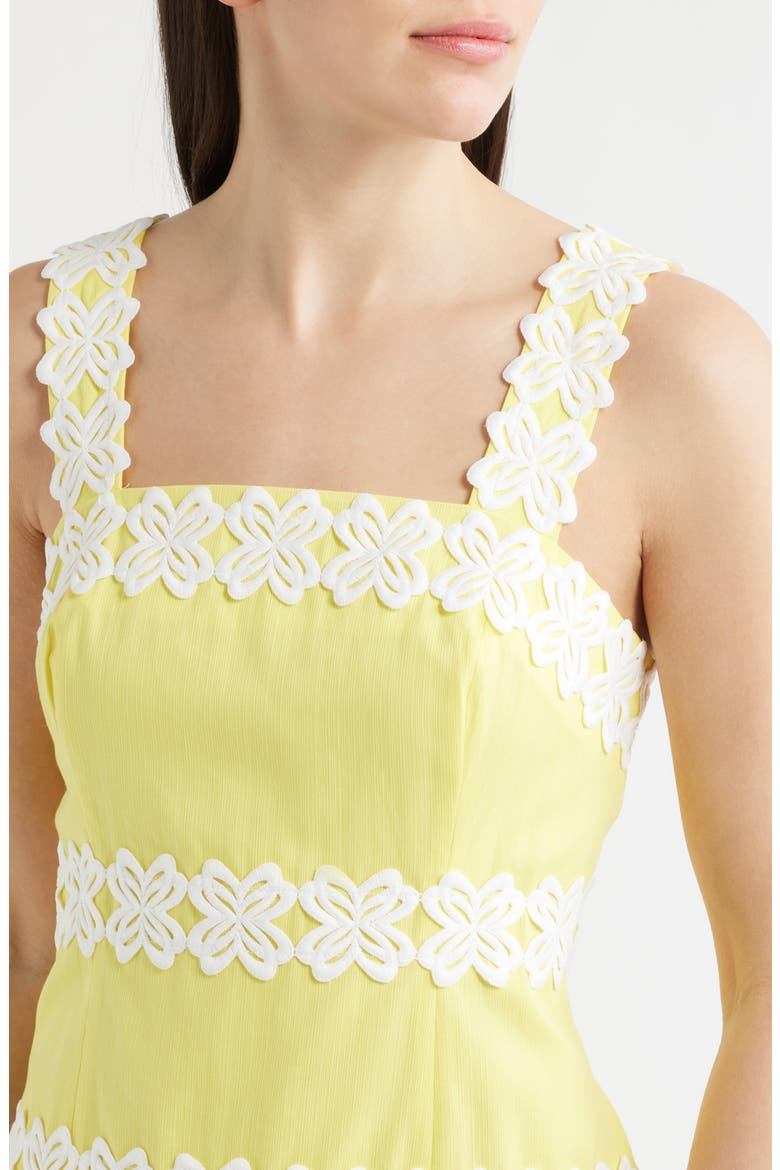 Davis Estelle Sleeveless Dress, Alternate, color, ESTELLE YELLOW