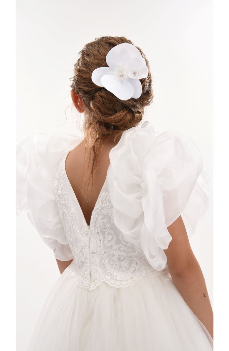 Tulleen Montclair Embroidered Dress, Alternate, color, White