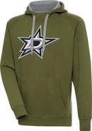 ANTIGUA Men's Antigua Olive Dallas Stars Victory Pullover Hoodie