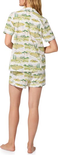 Print Jersey Short Pajamas
