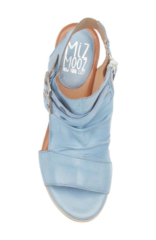 Miz Mooz Cassius Ruched Sandal In Sky