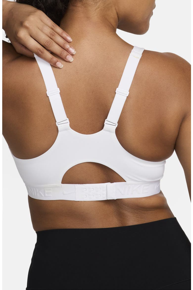 Indy Dri-FIT High Support Sports Bra, Alternate, color, 100 WHITE/WHITE