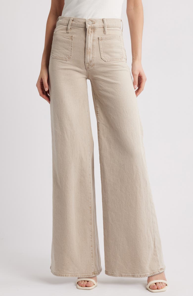 MOTHER Undercover Sneak Patch Pocket Wide Leg Jeans, Main, color, 