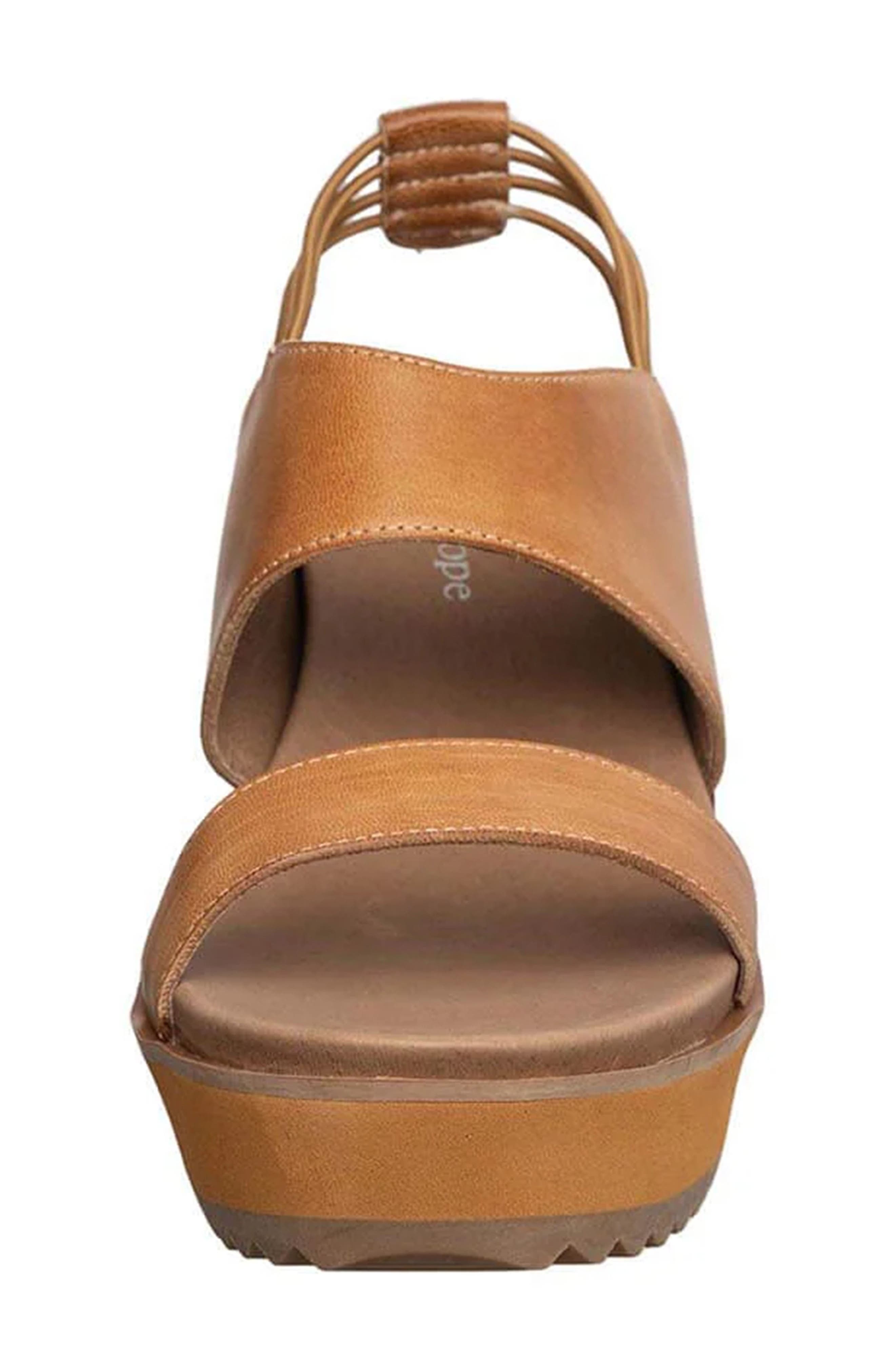 ANTELOPE Cachet Platform Wedge Sandal, Alternate, color, Taupe