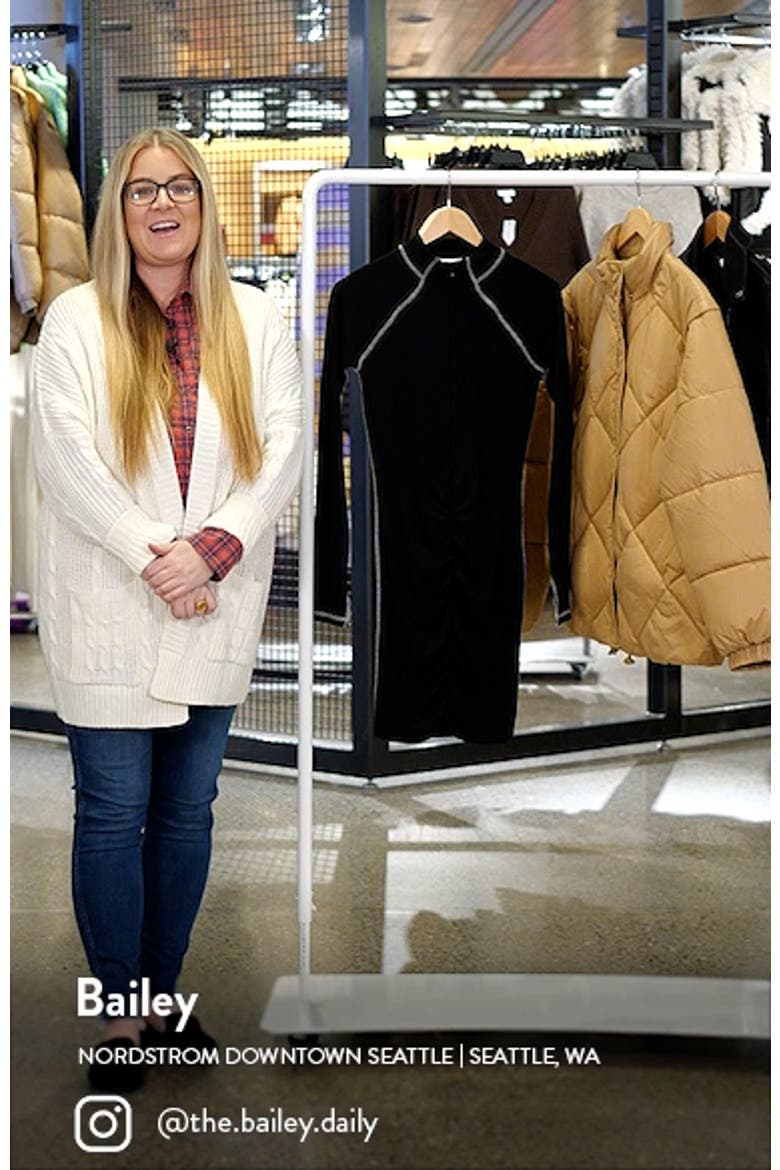 Jenny Ruched Long Sleeve Minidress video