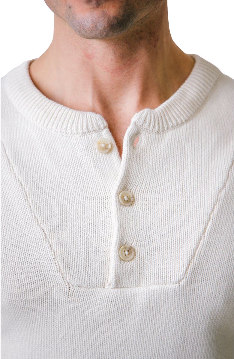 Hope & Henry Men's Organic Henley Sweater with Rib Details, Alternate, color, 