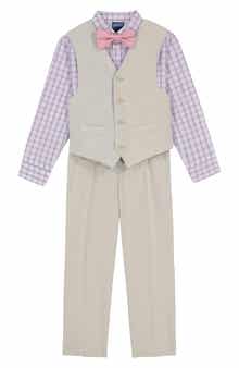 Nautica Kids' Khaki 4-Piece Vest Set