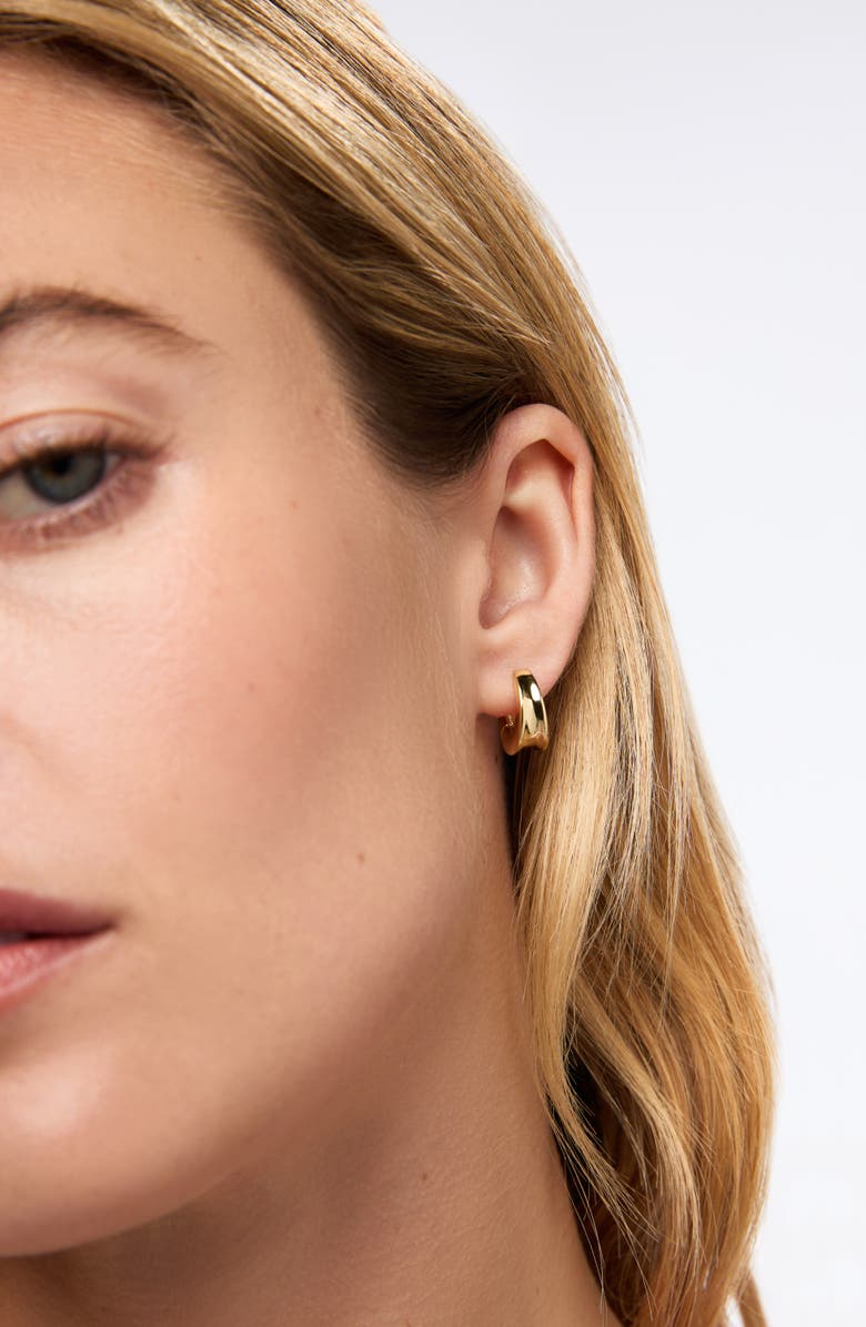 Ana Luisa Wade Mini Hoop Earrings, Alternate, color, Gold