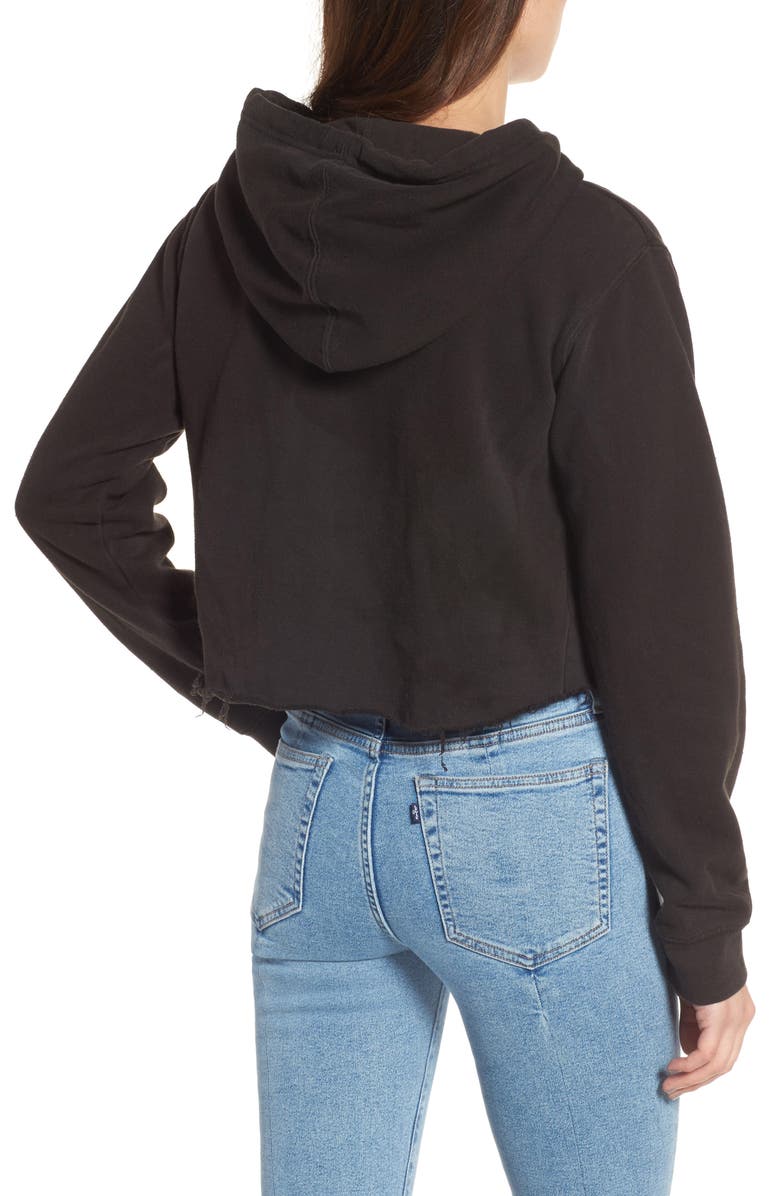 Junk Food Rebelle Crop Hoodie, Alternate, color, 