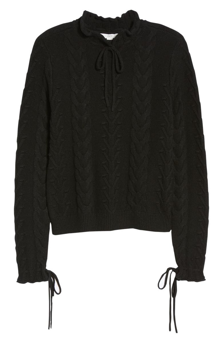 1901 Cotton Wool Blend Cable Sweater, Alternate, color, 