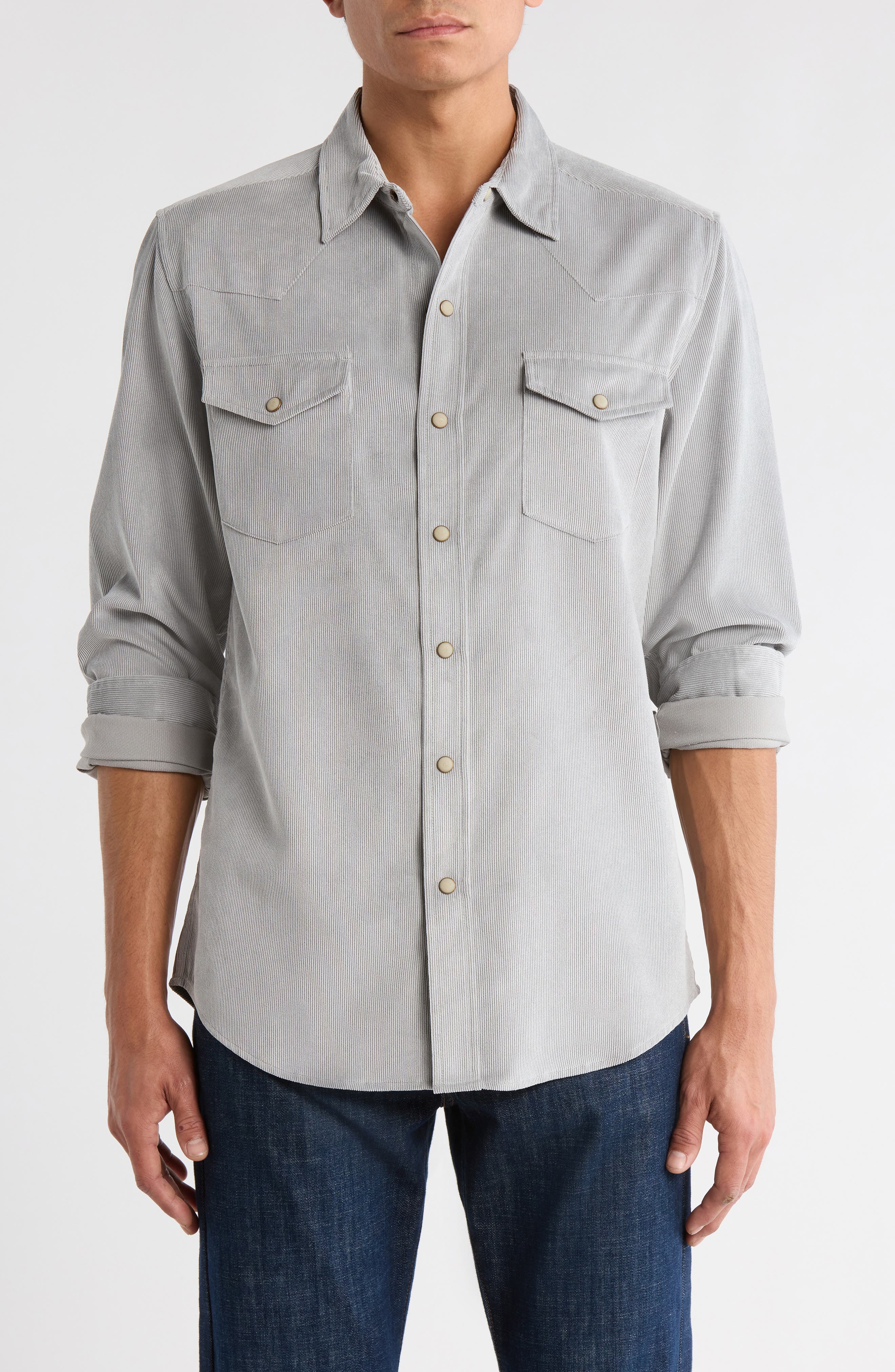WEATHERPROOF VINTAGE Stretch Corduroy Western Shirt
