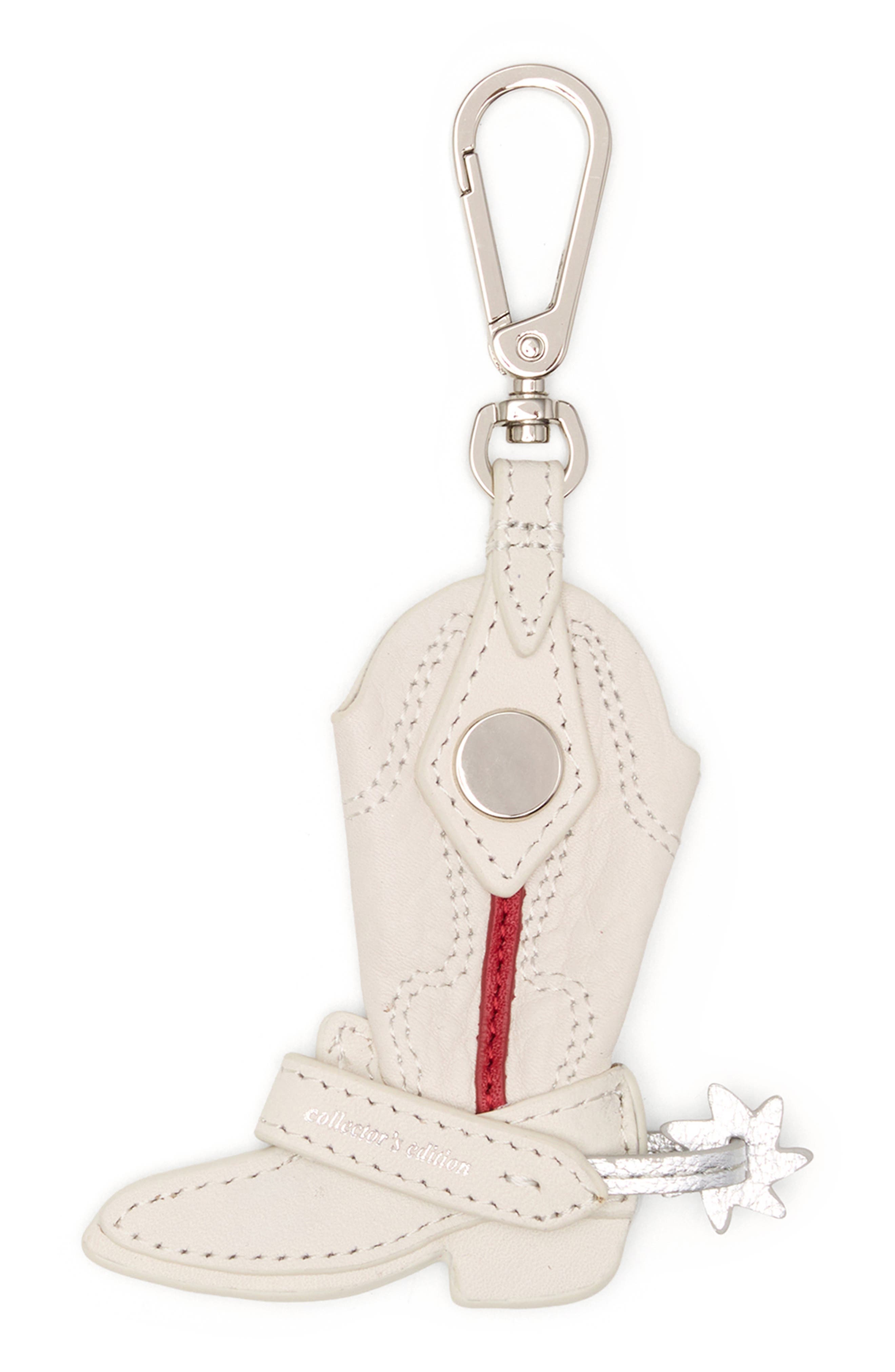 Lauri Boot Bag Charm, Main, color, WESTERN REIN/ SILVER