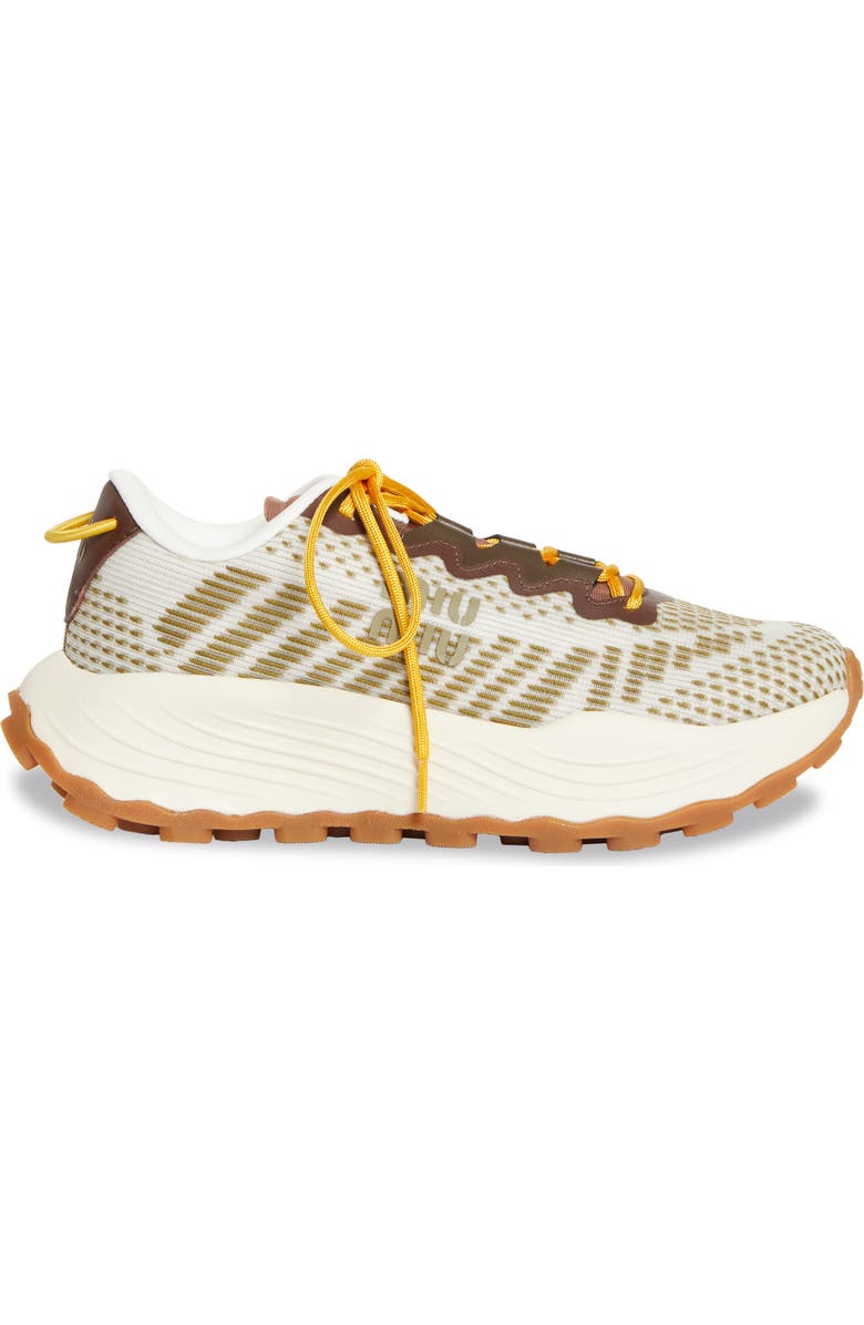 Miu Miu Energy Tech Sneaker, Alternate, color, Edera
