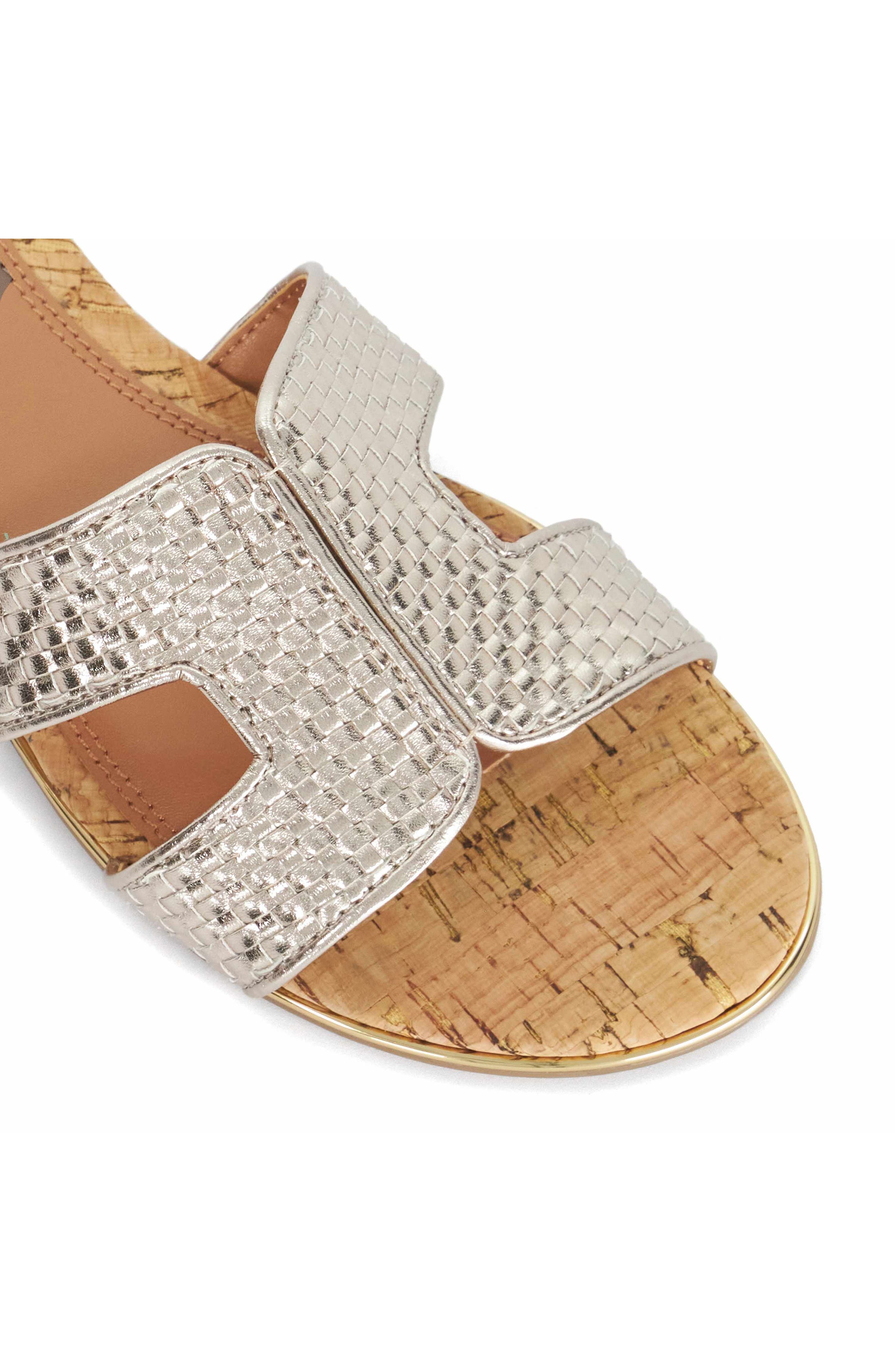 Dune London Ludlowss Woven Slide Sandal, Alternate, color, 